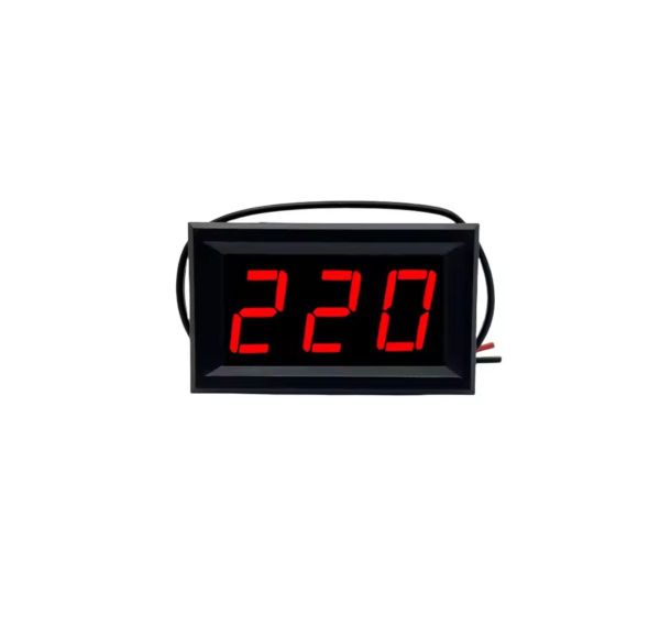 Цифровий Вольтметр 220v змінного струму AC 70-500V червоний
