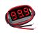 Вольтметр цифрової безкорпусної міні червоний