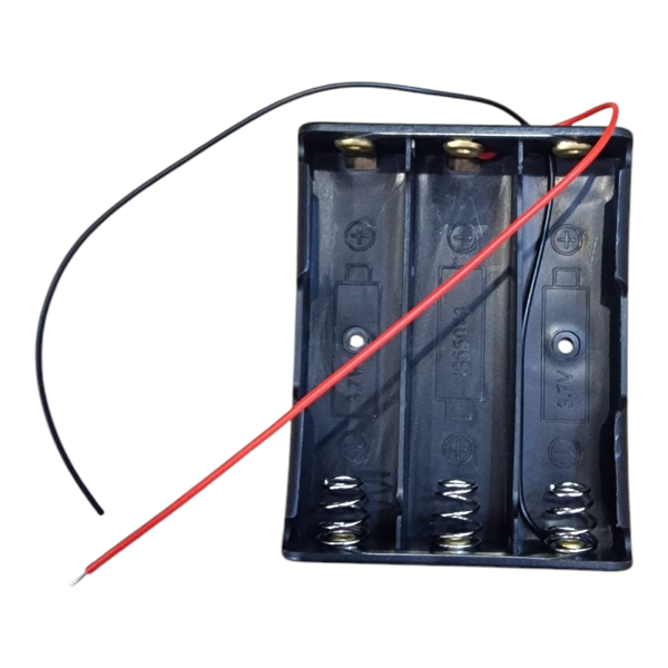 Держатель (холдер) с контактами на 3 аккумулятора 18650 (3.7V)