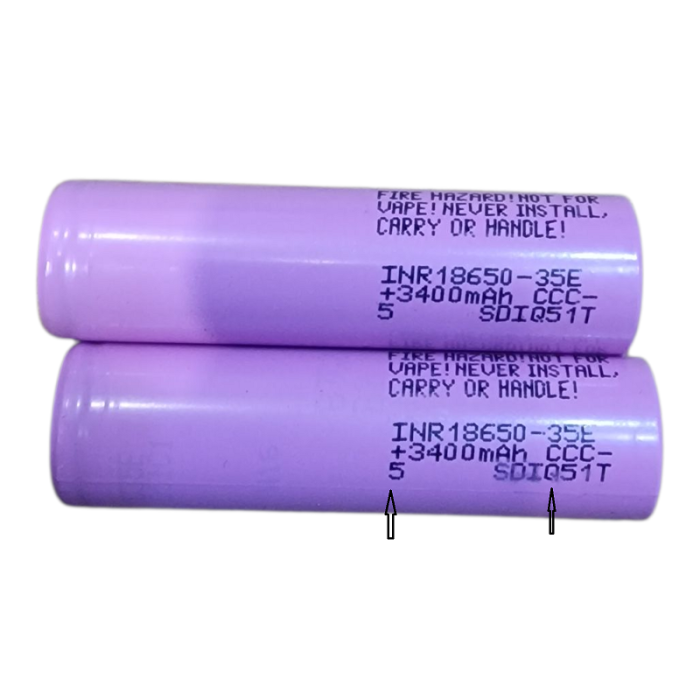 Акумулятор 18650 Li-Ion Samsung INR18650-35E, 3350-3500 нові 2025рік з напайкой