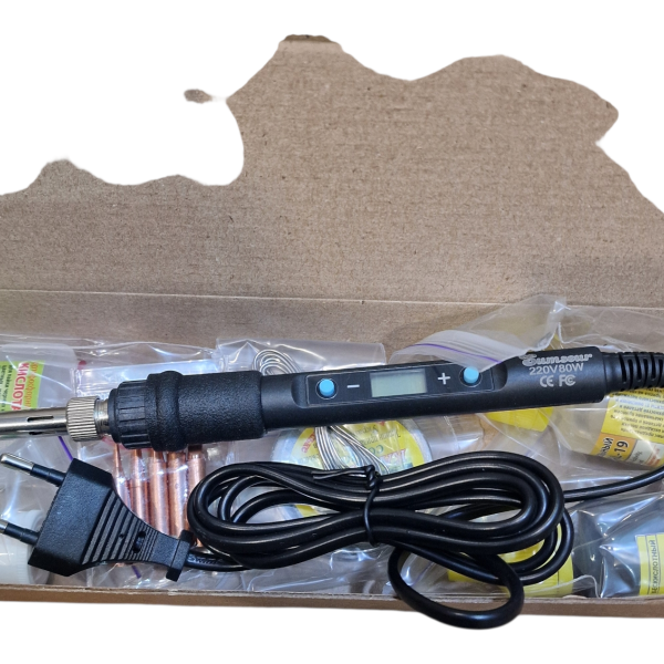 Комплект с паяльником Качество 100% Комплект флюсов с паяльником 80ват