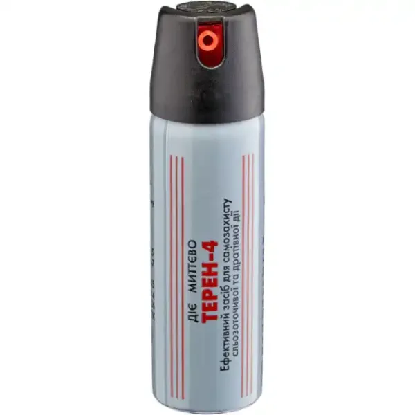 Газовый баллончик ”Терен-4 большой 84мл самозащита