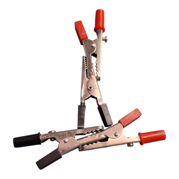 Краби Затискач крокодил 75мм в ізоляції пара для мультіметра 50мм