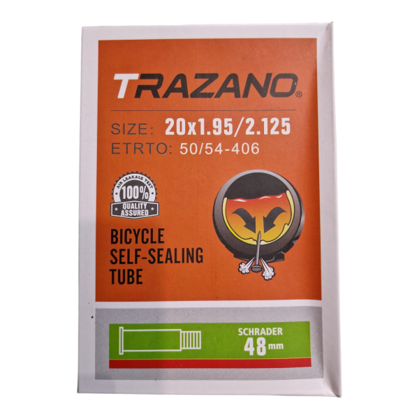 Камера велосипедная 20д AV (48 мм) с антипрокольным гелем