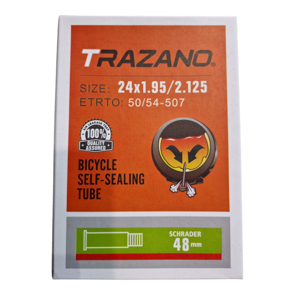 Камера велосипедная 24д AV (48 мм) с антипрокольным гелем