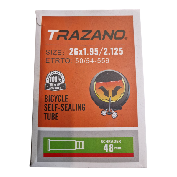 Камера велосипедная 26д AV (48 мм) с антипрокольным гелем