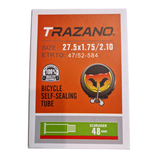 Камера велосипедная 27,5 AV (48 мм) с антипрокольным гелем