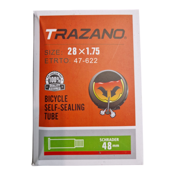 Камера велосипедная 28д AV (48 мм) с антипрокольным гелем