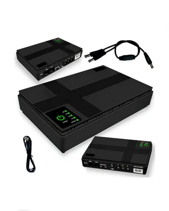 Безперебійник для роутера UPS DC1018L 18W Резервне живлення 5V / 9V / 12V + POE для Wi-Fi, ONU, терміналів
