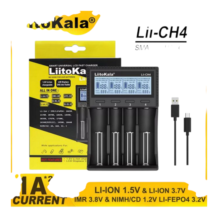 Зарядний пристрій LiitoKala Lii-CH4