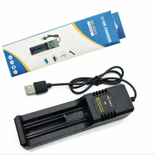 Зарядное устройство для Li-Ion аккумуляторов 1слот 18650